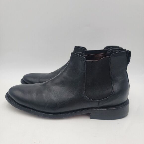 Nisolo Black Leather Slip-on Chelsea‎ Boots Men’s Size 9 Everyday Shoes Mens main image 7
